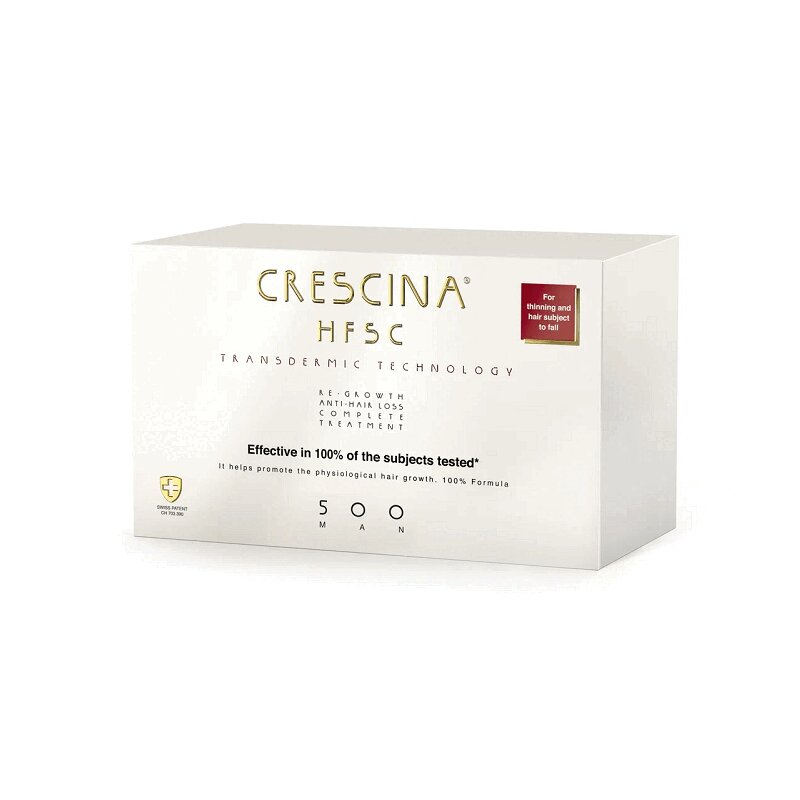 Изображение товара Кресцина Трансдермик Комплекс для стимуляции роста волос 20 ампул