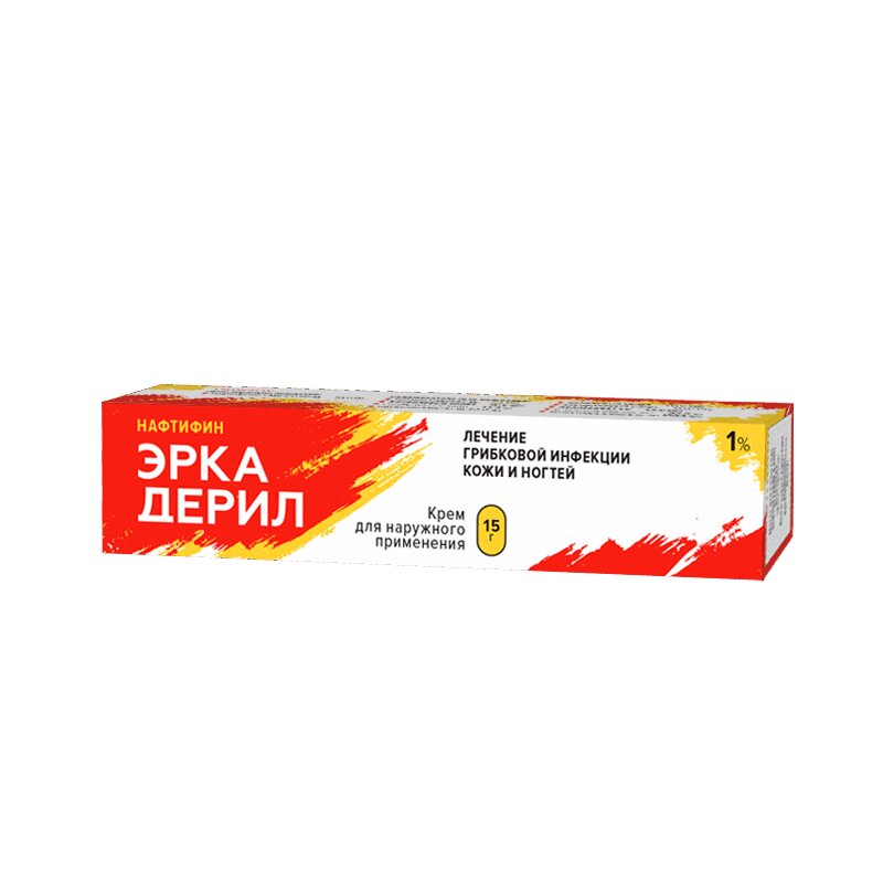 

Эркадерил 1% крем для наружного применения 15 г
