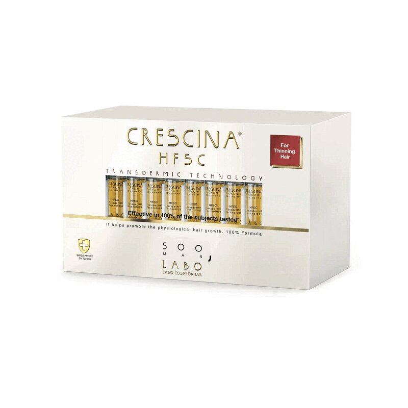 Изображение товара Лосьон для стимуляции роста волос Crescina Transdermic 3,5 мл для мужчин