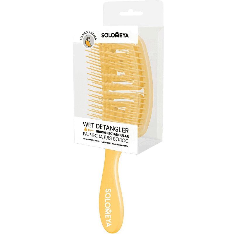 Соломея Расческа для сухих и влажных волос с ароматом манго MZ005 краска для волос loreal paris