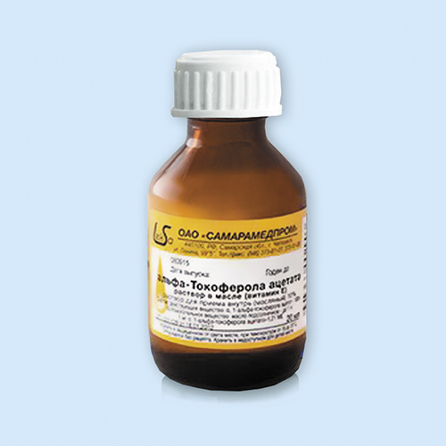 Альфа-Токоферола ацетат (Витамин Е) раствор 300 мг/ мл фл.50 мл 1 шт токоферола ацетат капсулы 100 мг 10 шт
