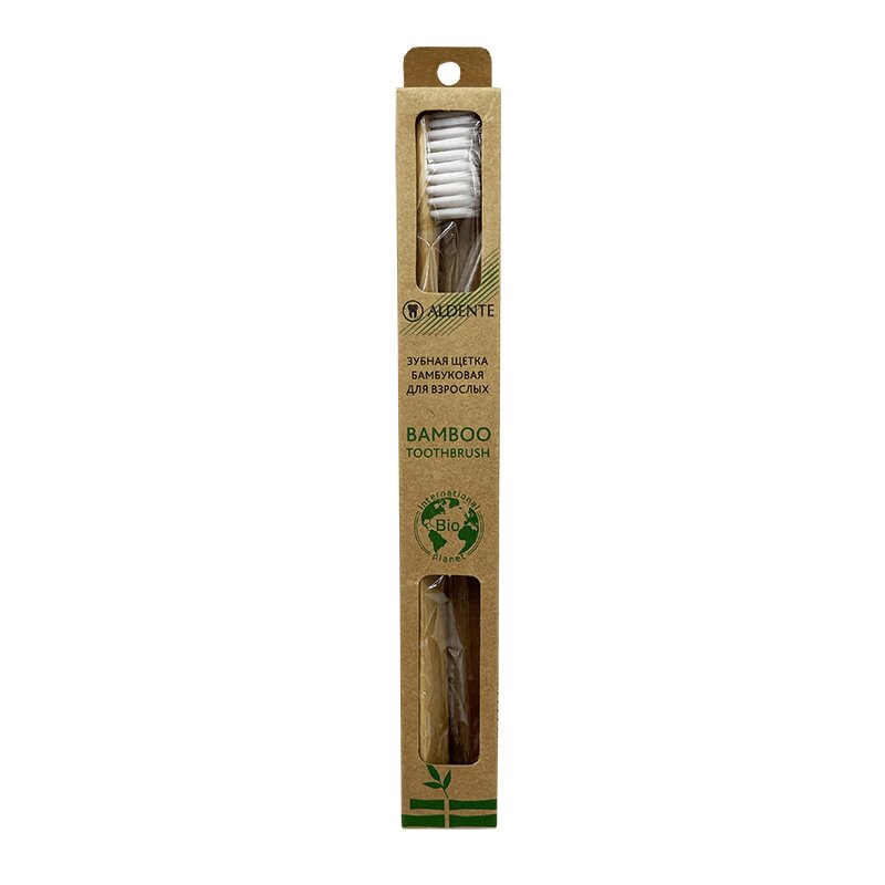 Альденте Щетка зубная бамбуковая зубная щетка бамбуковая жесткая 10 штук микс ов