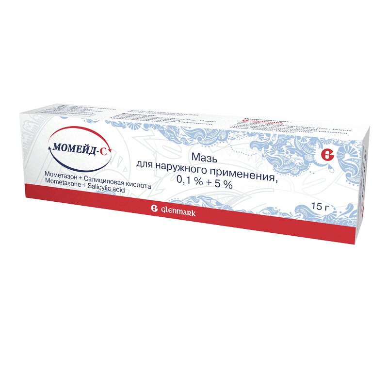 Изображение товара Момейд-С мазь 0,1%+5% для наружного применения, 15 г