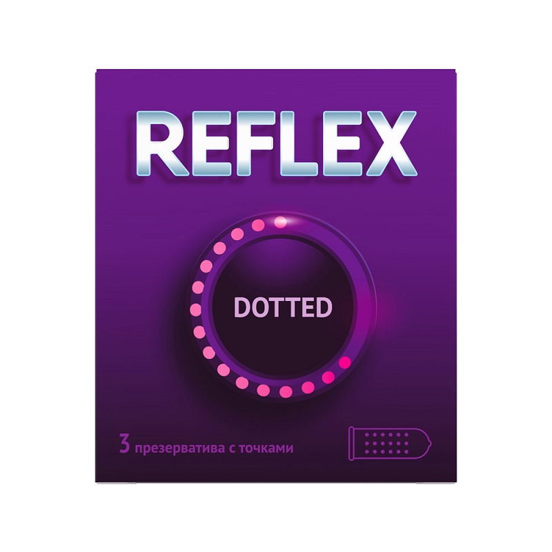 Рефлекс Доттед презервативы точечные 3 шт