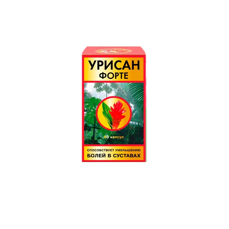 Урисан Форте капс.60 шт витамир магний в6 форте таб 824мг 30 бад