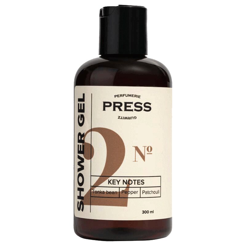 Изображение товара Гель для душа Press Gurwitz №2 Бобы Тонка и Пачули, 300 мл
