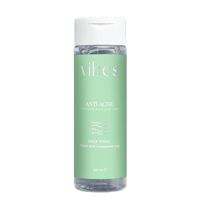 Vibes Анти-акне Тоник для очищения пор 150 мл дезодорант kao biore z с антибактериальным эффектом без аромата 40 мл
