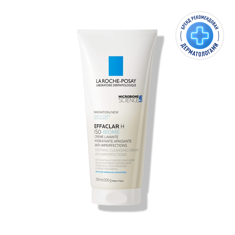 

La Roche-Posay Effaclar H Iso-Biome Крем-гель успокаивающий очищающий для ослабленной кожи 200 мл