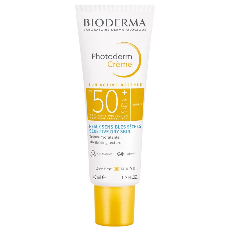 

Bioderma Photoderm Крем солнцезащитный SPF 50+ для чувствительной сухой кожи 40 мл