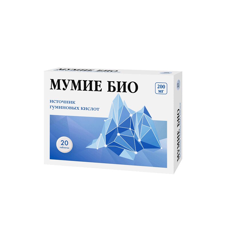 

PL Мумие Био таблетки 200 мг 20 шт