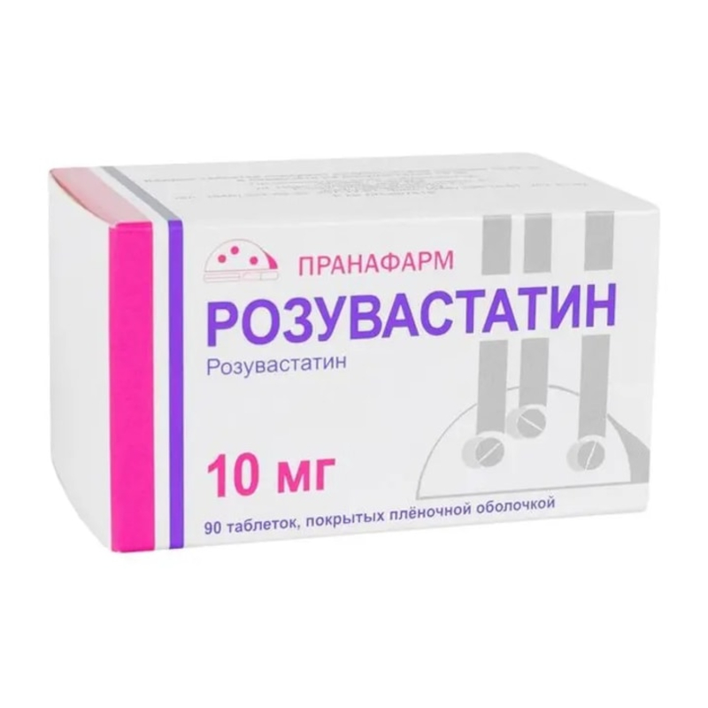 Изображение товара Розувастатин 10 мг таблетки 90 шт - гиполипидемическое средство для снижения холестерина