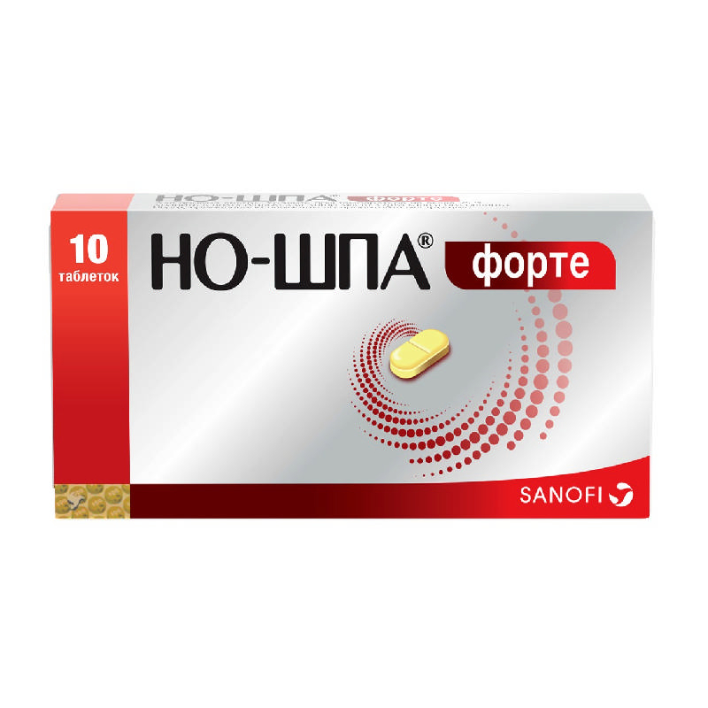 

Но-шпа форте таблетки 80 мг 10 шт