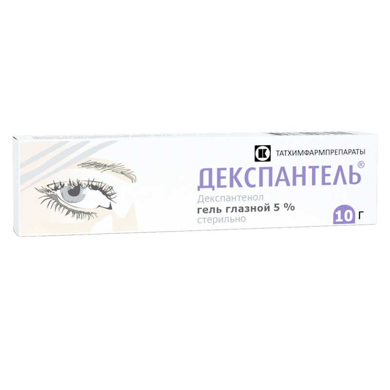 

Декспантель гель глазной 5% туба 10 г