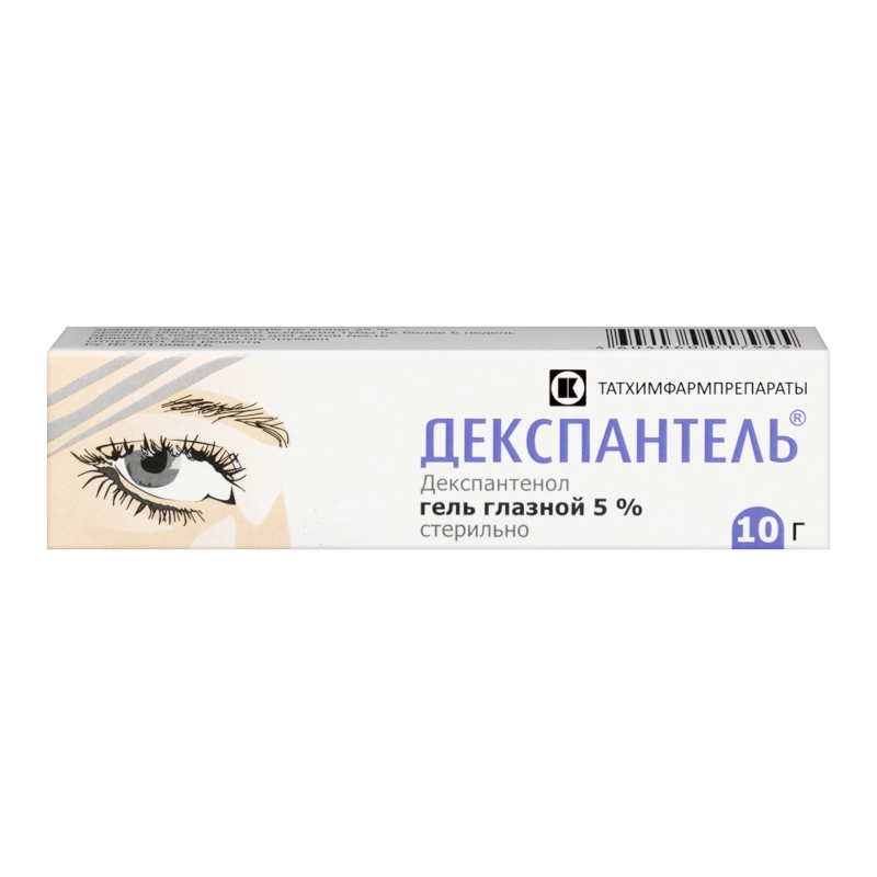 Изображение товара Гель глазной Декспантель 5% 10 г для восстановления роговицы и заживления