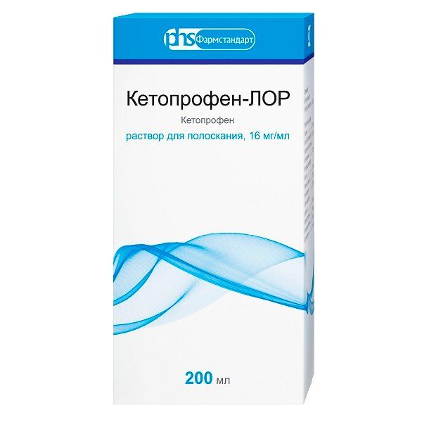 Изображение товара Кетопрофен-Лор 16 мг/мл раствор для полоскания 200 мл