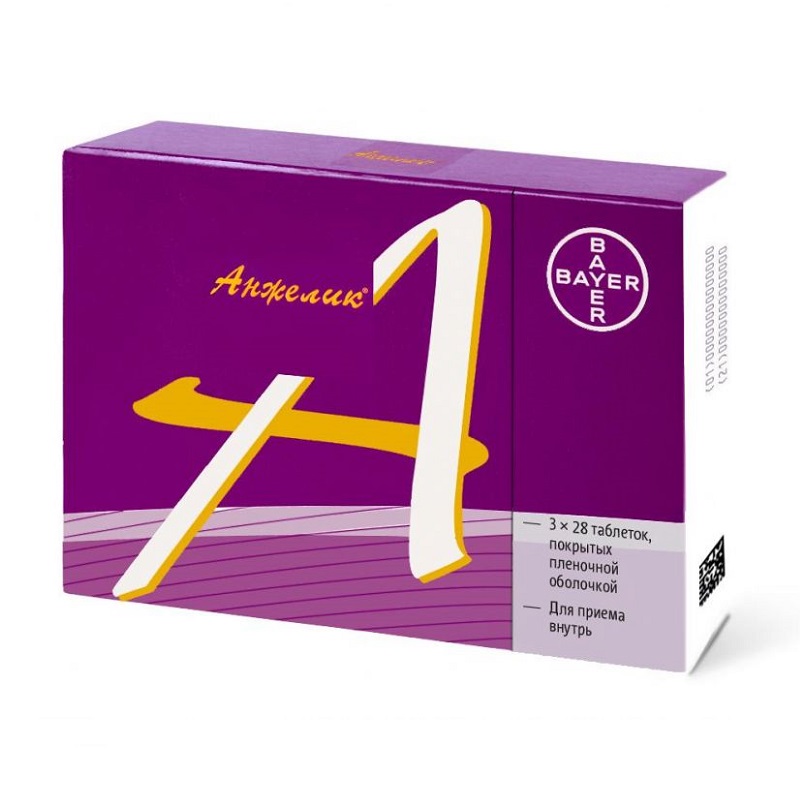 Изображение товара Анжелик 2 мг + 1 мг таблетки для ЗГТ и профилактики остеопороза 84 шт