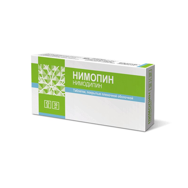 Изображение товара Нимопин таблетки 30 мг 30 шт