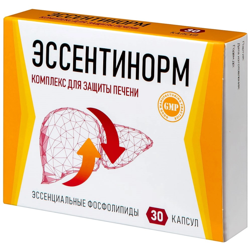 

Эссентинорм Комплекс для защиты печени капсулы 30 шт