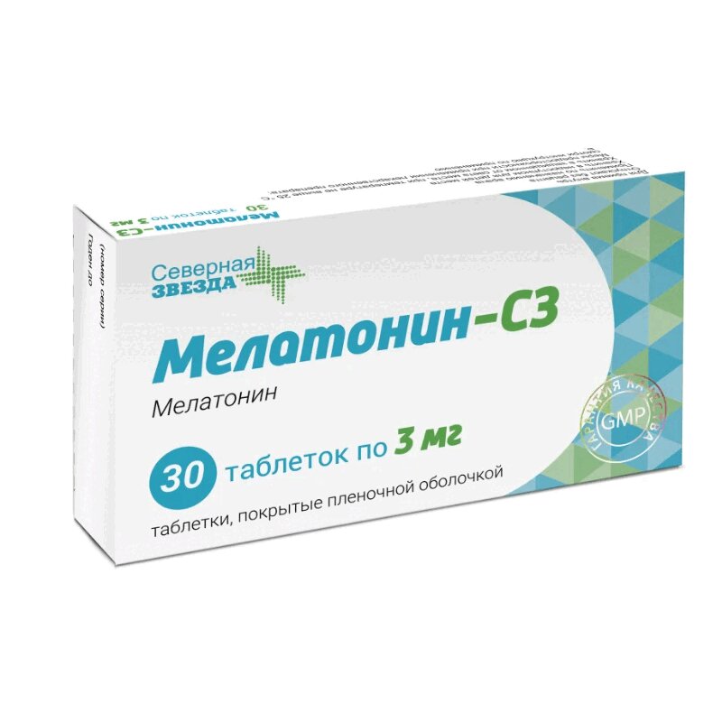 Мелатонин-СЗ таблетки 3 мг 30 шт 365 заданий логика
