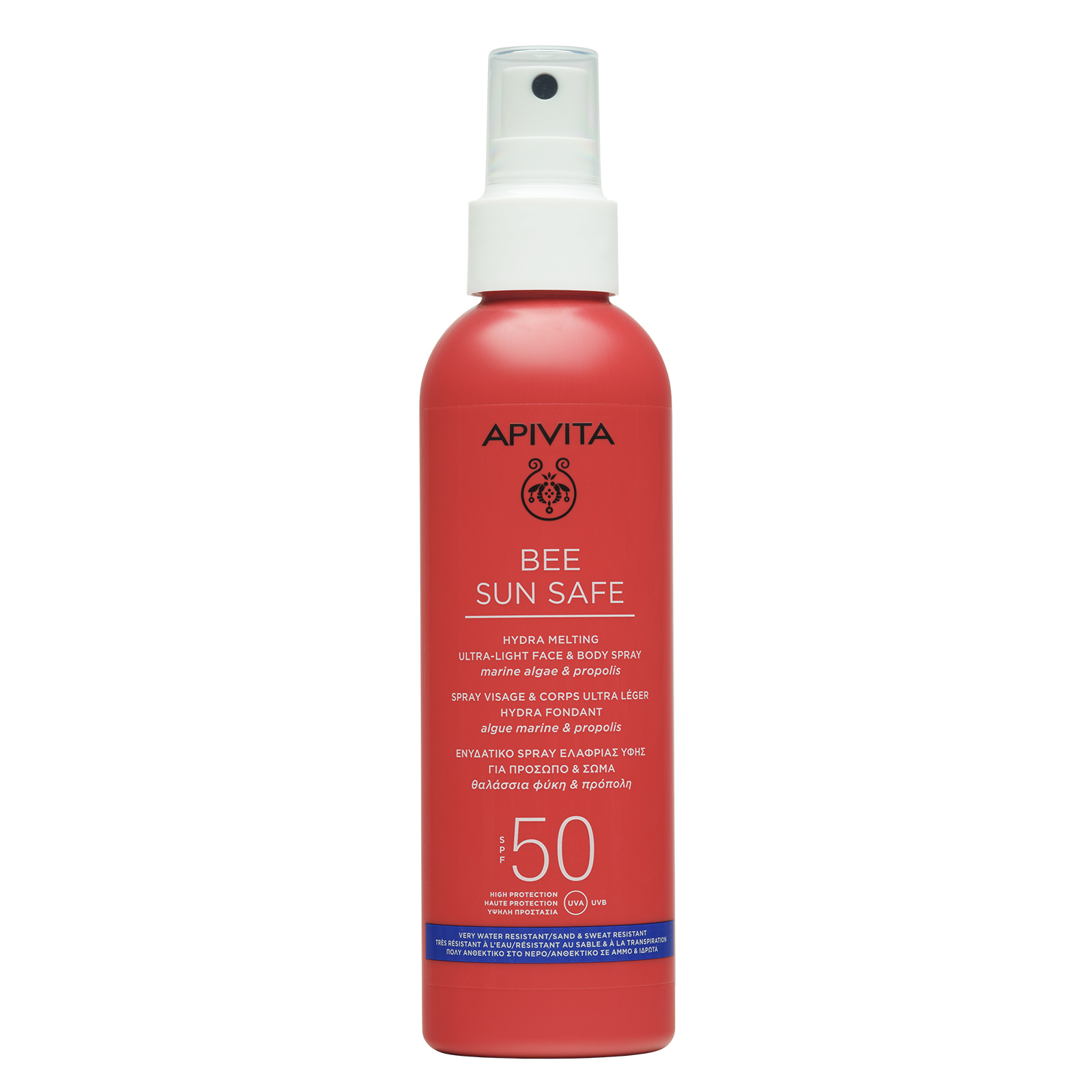 

Apivita Би Сан Сэйф Спрей солнцезащитный ультра легкий для лица и тела SPF50 фл.200 мл