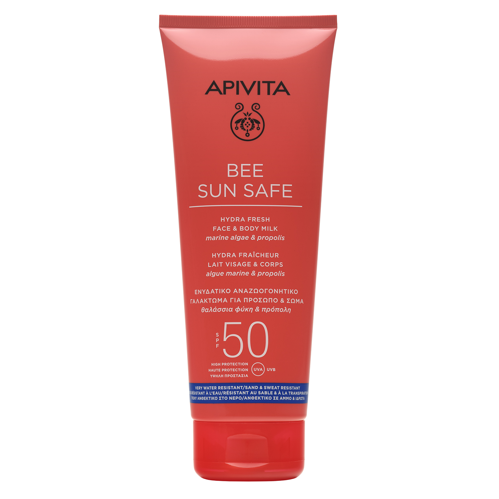 

Apivita Би Сан Сэйф Молочко солнцезащитное увлажняющее для лица и тела SPF50 тюб.200 мл
