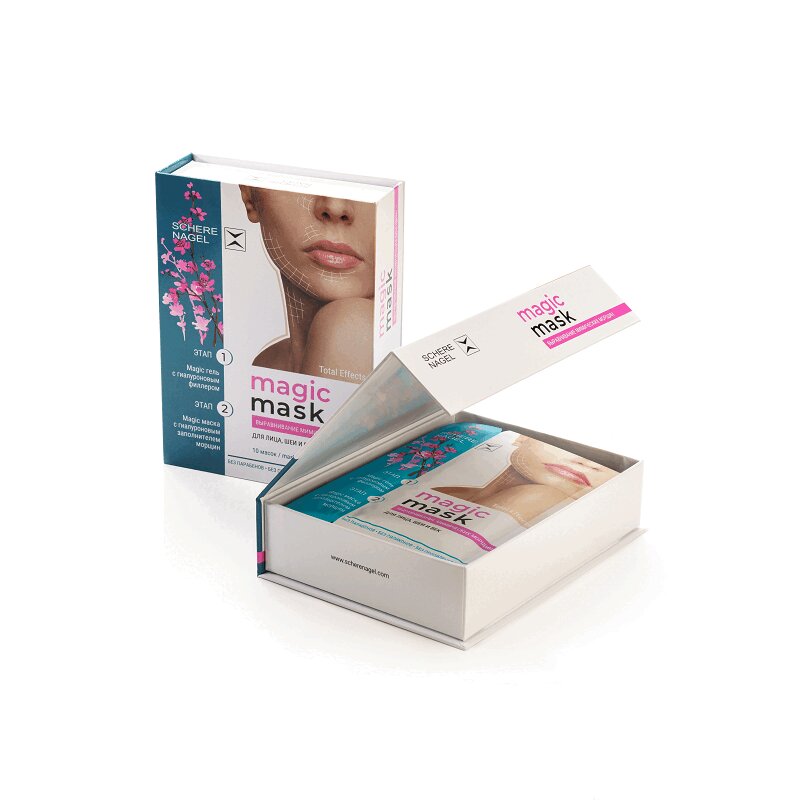 

Schere Nagel Маска-заполнитель морщин гиалуроновая 10 шт