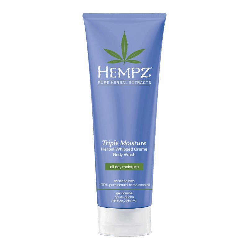 Изображение товара Гель для душа Hempz Тройное увлажнение 250 мл натуральное средство уход