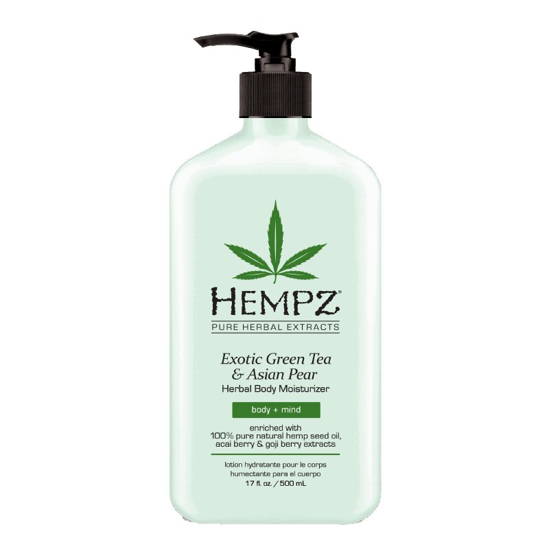 Hempz Молочко для тела увлажняющее Зеленый чай-Груша фл.доз.500 мл green skincare мягкое очищающее молочко с маслом ши и кунжута clarity