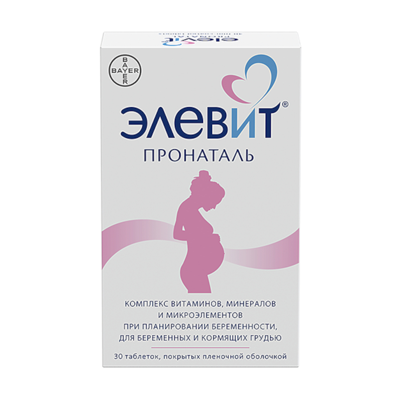 

Элевит Пронаталь таблетки 30 шт