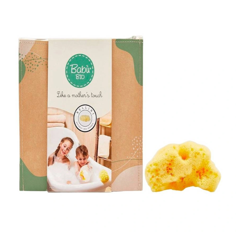 Изображение товара Натуральная морская губка Babu 14 см для деликатного ухода за кожей