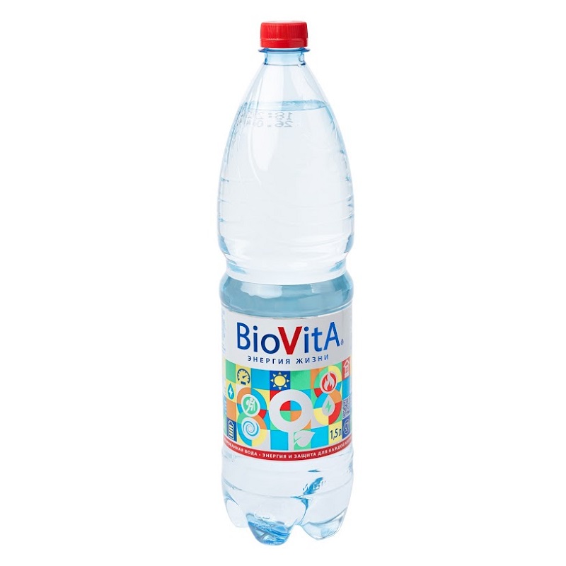 БиоВита вода питьевая для детского питания 3+ б/газа 1,5л пластик фрутоняня вода питьевая артезианская детская 1 5л