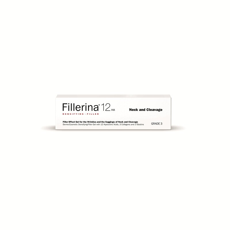 Филлерина 12HA Уровень 3 Гель с эффектом филлера для коррекции морщин в области шеи и декольте 30 мл уровень опасности