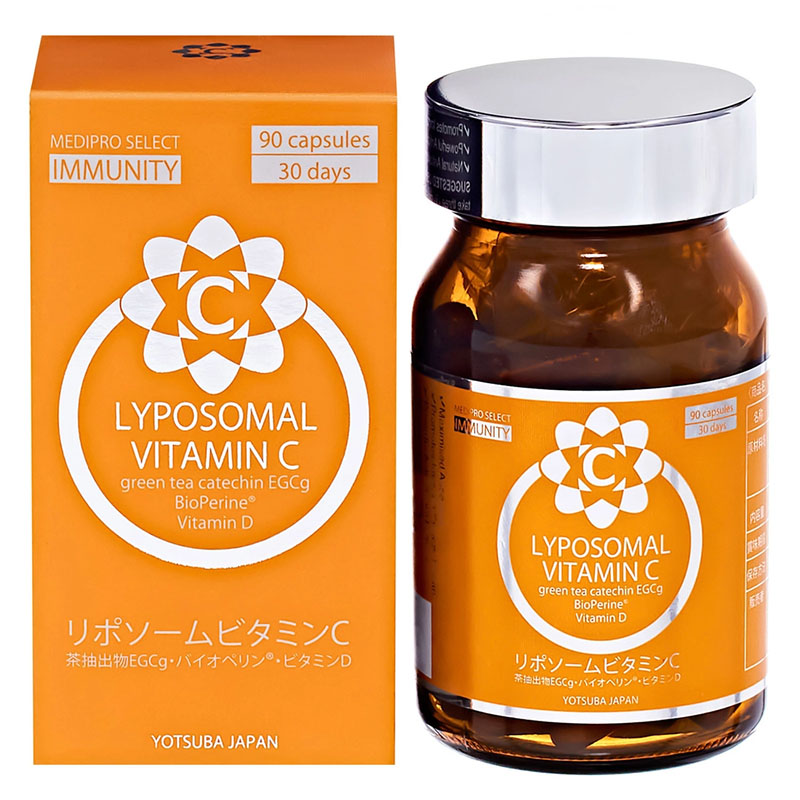 Yotsuba Japan Липосамольный витамин С 90 шт gls витамин д3 60 капсул