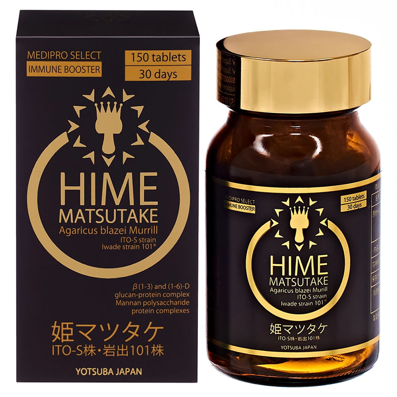 Изображение товара Yotsuba Japan Химемацутакэ таблетки 150 шт для повышения иммунитета и активности