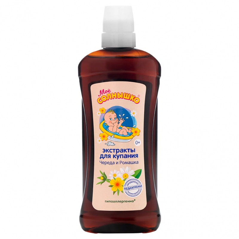 Изображение товара Экстракт для купания Череда-Ромашка 475 мл для детей гипоаллергенный