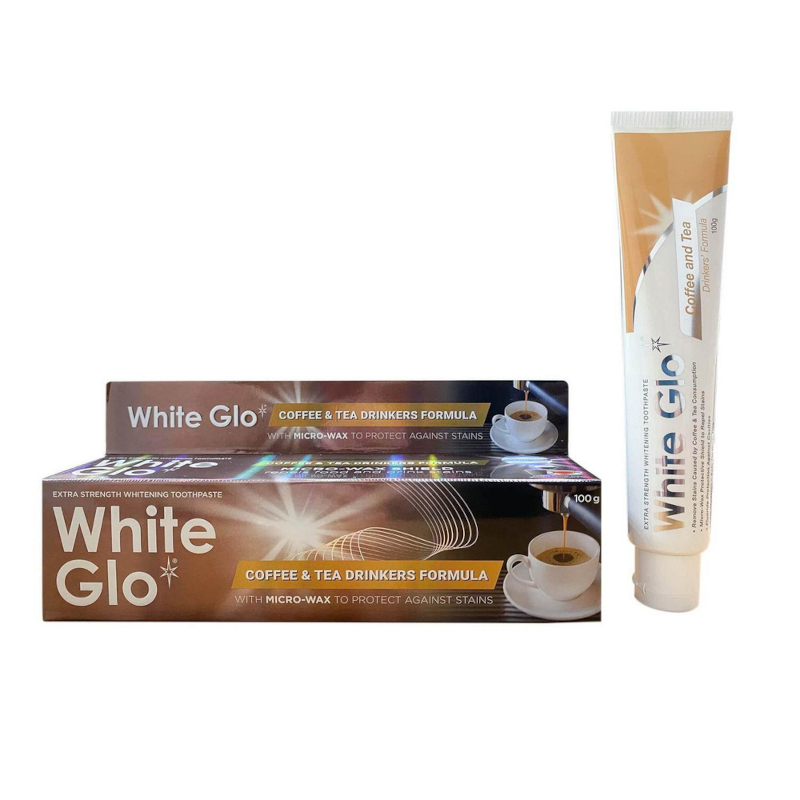Изображение товара White Glo Зубная паста для любителей кофе и чая 100 г