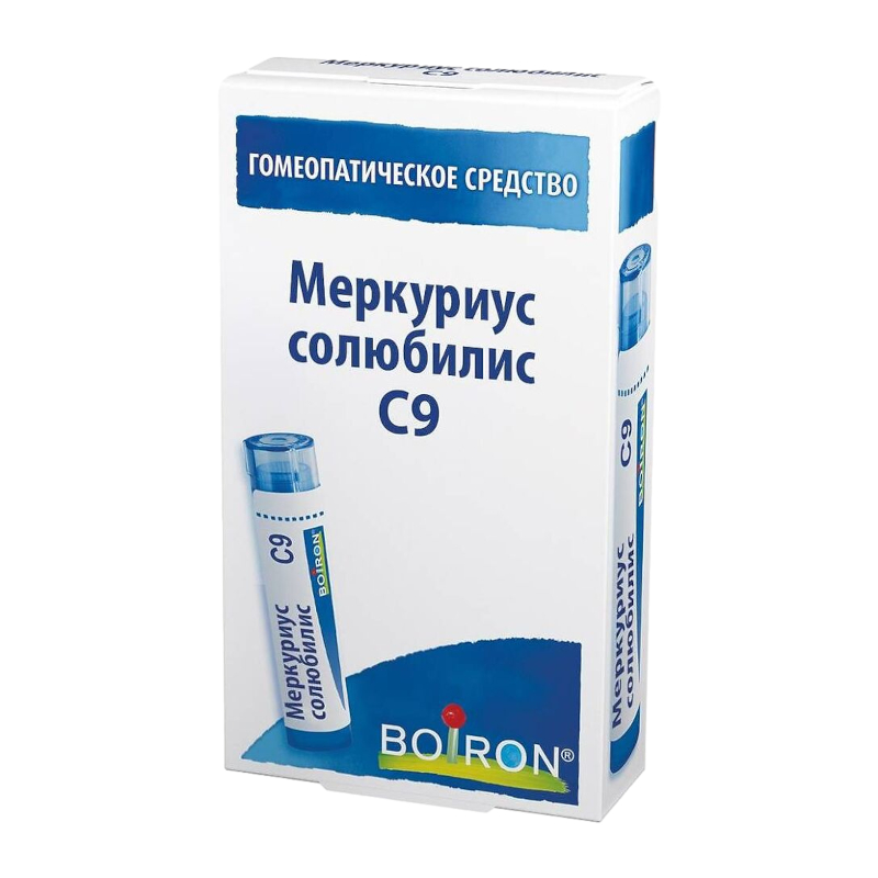 

Меркуриус солюбилис С9 гранулы гомеопатические 4 г