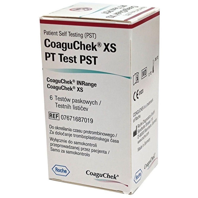 

CoaguCheк XS ПТ Тест ПСТ Тест-полоски 6 шт