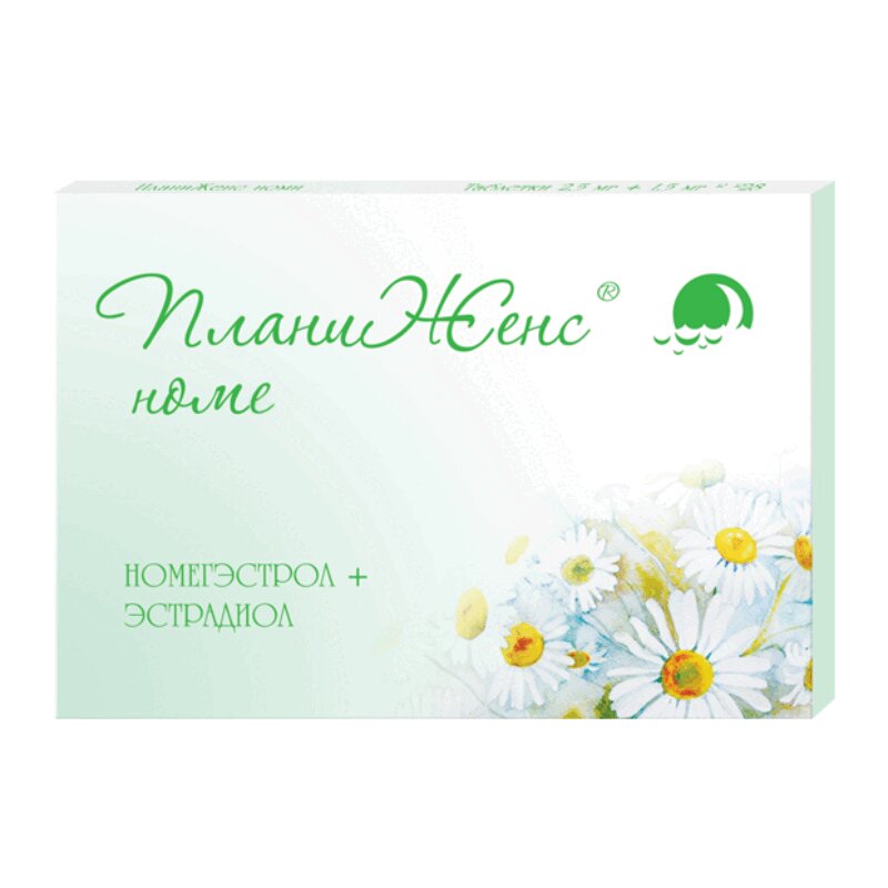 Изображение товара ПланиЖенс номе 2,5 мг + 1,5 мг таблетки 28 шт контрацептив комбинированный гормональный