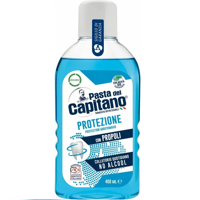 Изображение товара Pasta del Capitano Ополаскиватель для полости рта Защитный с прополисом 400 мл