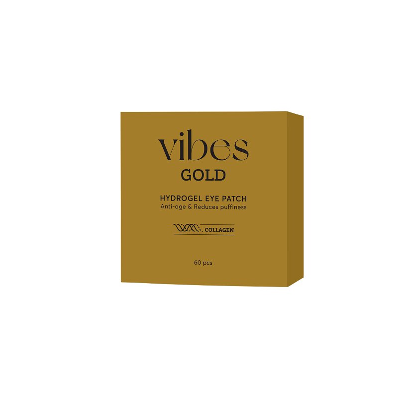 Vibes Патчи для глаз Золото-Коллаген 60 шт гидрогелевые патчи для глаз и для точечного использования egf и золото