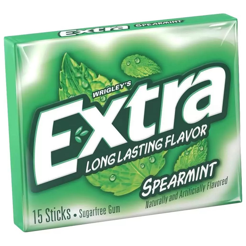 Изображение товара Жевательная резинка Wrigley's Extra Spearmint 15 штук в упаковке