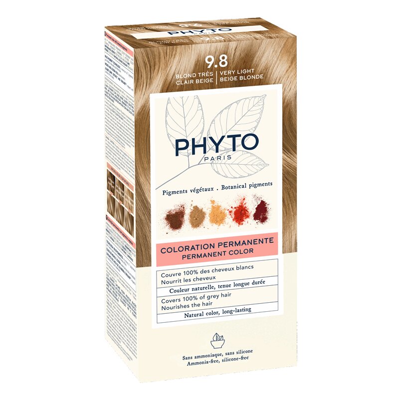 

Phytosolba Фитоколор Крем-краска для волос 9.8 Очень светлый бежевый блонд