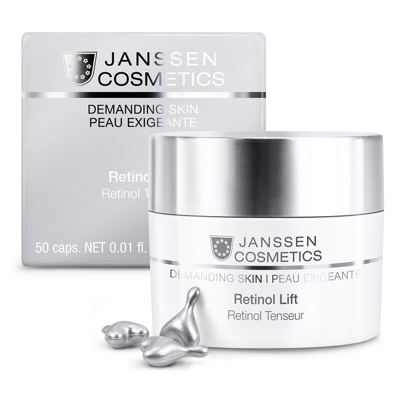 Janssen Cosmetics Demanding Skin Капсулы для разглаживания морщин с ретинолом 50 шт клеточно активный anti age концентрат для регулирования меланогенеза anti age serum depigmentant