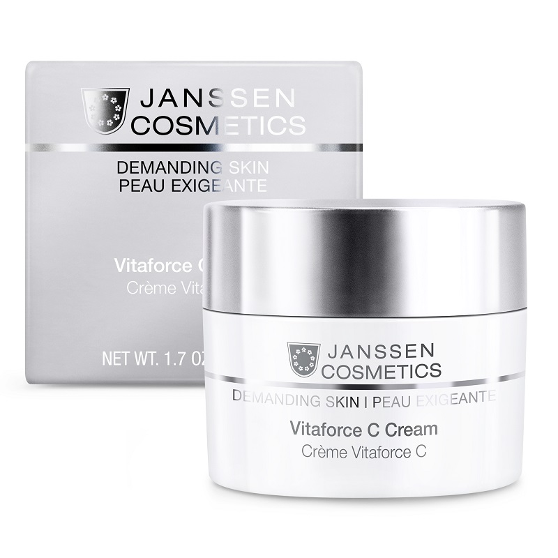 Janssen Cosmetics Demanding Skin Крем против возрастных изменений с витамином С Анти-Эйдж 50 мл против неба на земле роман