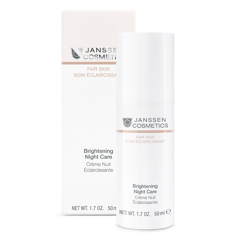 Janssen Cosmetics Fair Skin Крем ночной увлажняющий для выравнивания тона кожи Анти-Эйдж 50 мл ночной энергетический восстанавливающий крем jalea real