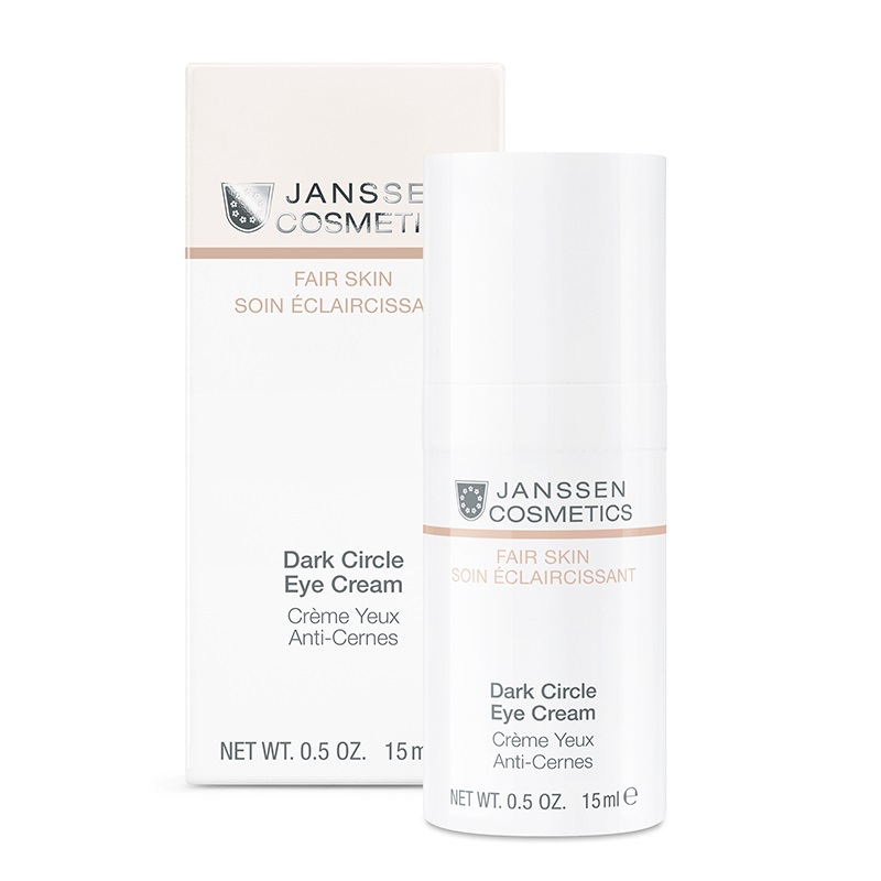 Janssen Cosmetics Fair Skin Крем для контура глаз от отеков,темных кругов,морщин с пептидами 15 мл