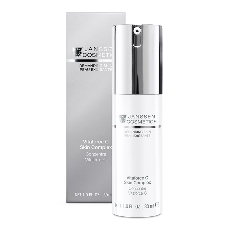 Janssen Cosmetics Demanding Skin Сыворотка активная с витамином С Анти-Эйдж 30 мл inspira cosmetics age reboot serum интенсивно омолаживающая сыворотка 2 x 10 мл