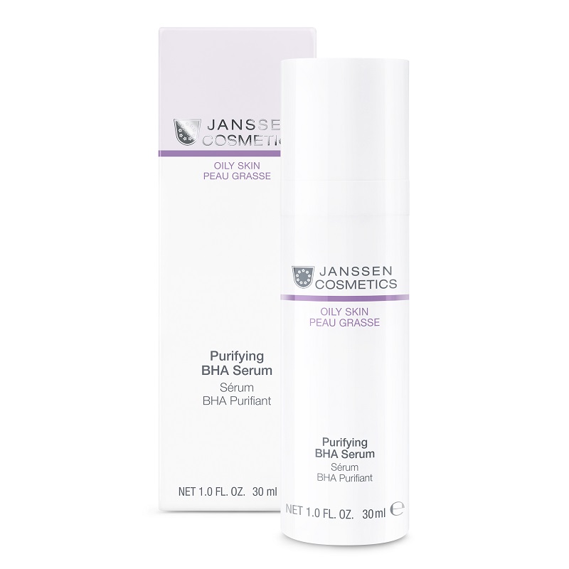 Janssen Cosmetics Oily Skin Сыворотка с BHA для проблемной кожи 30 мл come on крем увлажняющий для жирного типа кожи лица и рук без масла и жирного блеска 250