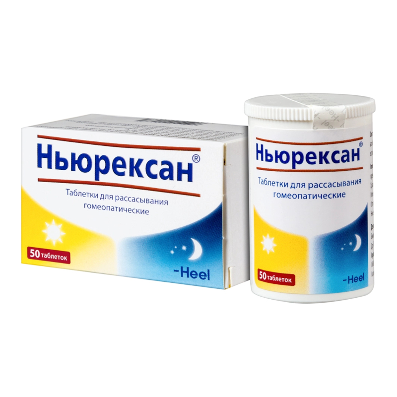Изображение товара Ньюрексан таблетки гомеопатические для рассасывания 50 шт.
